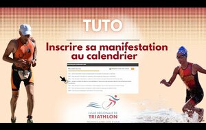 ENREGISTRER SA MANIFESTATION DANS LE CALENDRIER